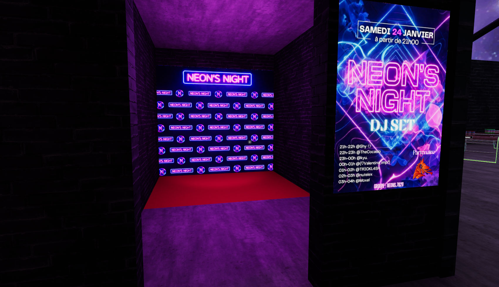 Neon’s Night Club - мир VRChat