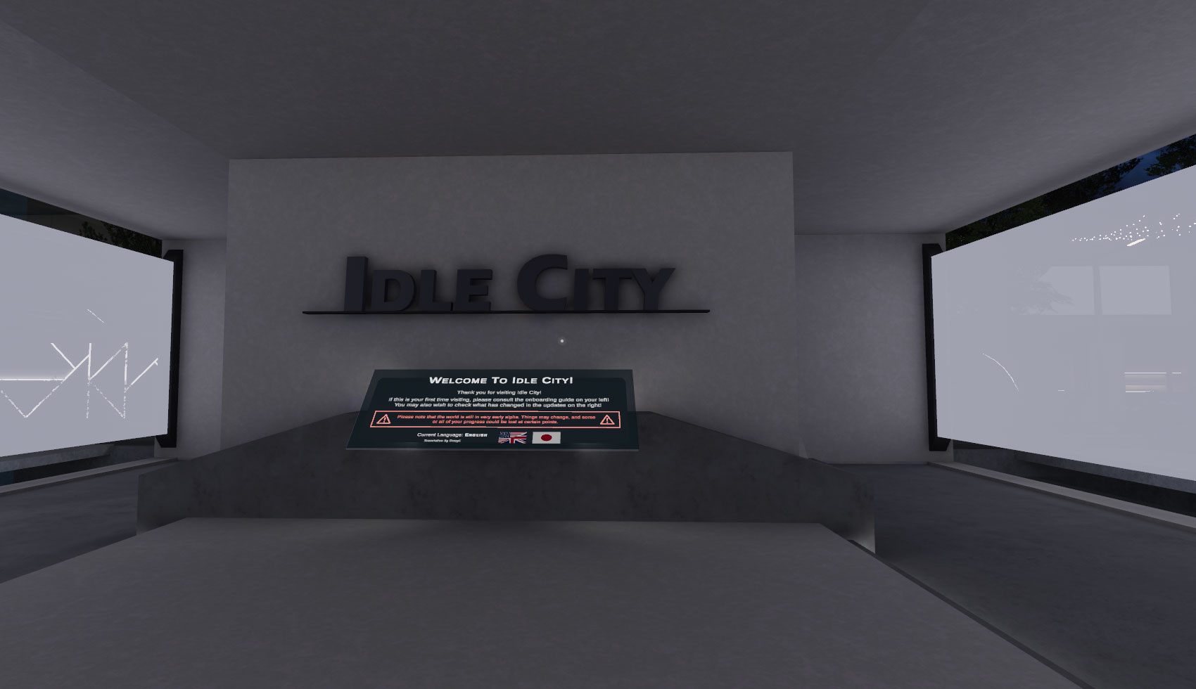 Idle City  город спокойных ритмов  мир в VRChat